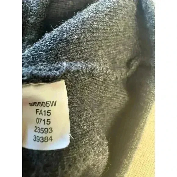 Alfani Pea Coat Gray Size 1X Gray Shawl Neckline Button Front Plus Size - Picture 11 of 11